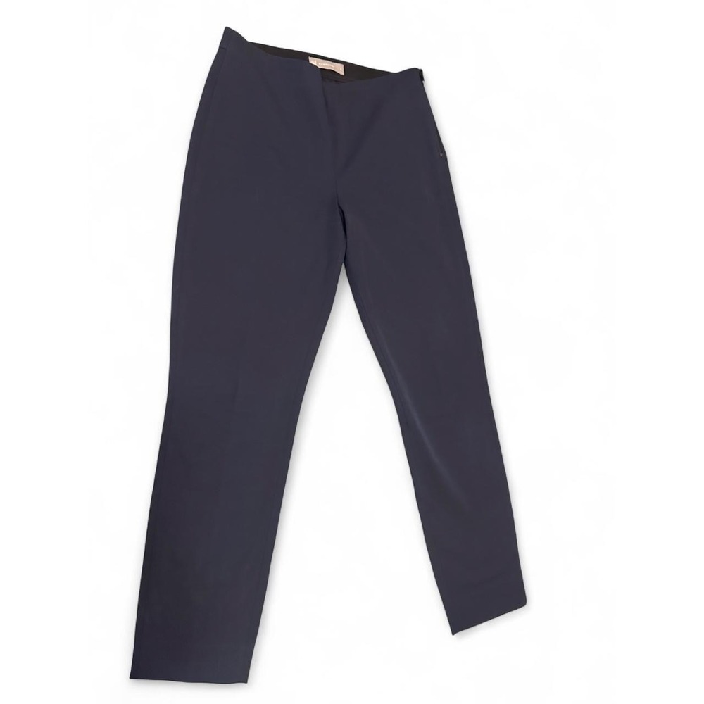 Everlane Navy Blue Italian GoWeave Side-Zip Trousers Pants Women Size 6